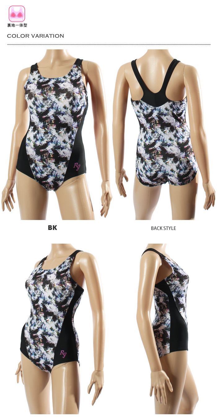 レディース フィットネス水着 ワンピース 女性 Ryuna リュウナ