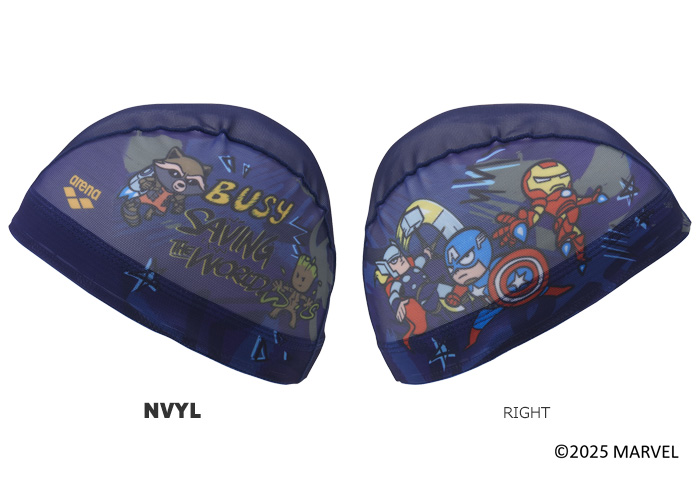 メッシュキャップ /スイムキャップ/子供用/大人用/キャラクター arena アリーナ DISNEY ディズニー マーベル ガーディアンズ AS5SSC80U