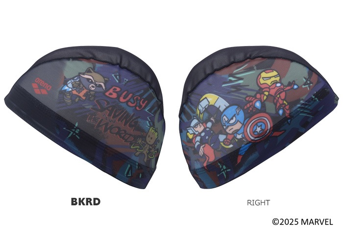 メッシュキャップ /スイムキャップ/子供用/大人用/キャラクター arena アリーナ DISNEY ディズニー マーベル ガーディアンズ AS5SSC80U