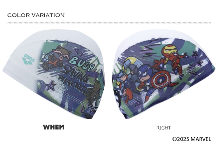 メッシュキャップ /スイムキャップ/子供用/大人用/キャラクター arena アリーナ DISNEY ディズニー マーベル ガーディアンズ AS5SSC80U