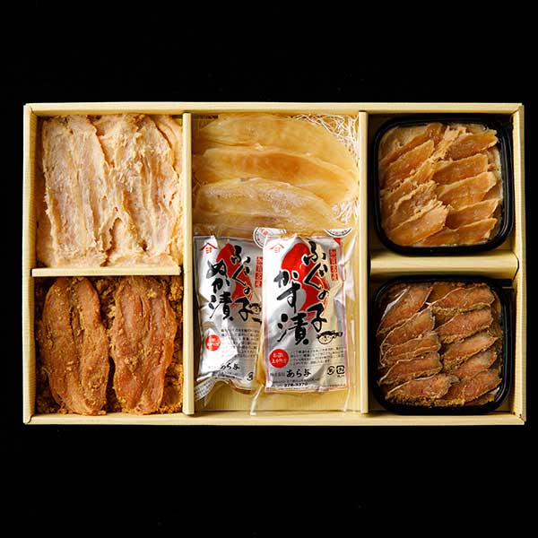 ≪あら与≫小姫（ ふぐ、ふぐの子の糠漬・粕漬け詰合せ）