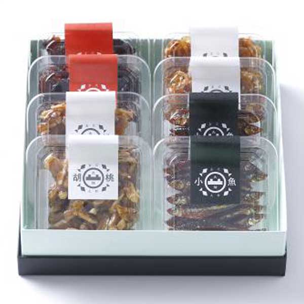 ≪大畑の佃煮≫醤油の町 金沢・大野から 昔ながらの釜炊き詰合せ 8個詰（4品×2個）