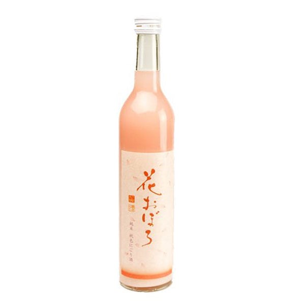 ≪中島酒造店≫能登末廣 純米 桃色にごり酒 花おぼろ 500ml クリアーケース入り【期間限定】