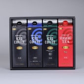 ≪ダートコーヒー≫アイスコーヒーギフト DLR-25<br>【詰合せ 無糖 微糖 オーガニック ストレートティ お中元 ギフト】