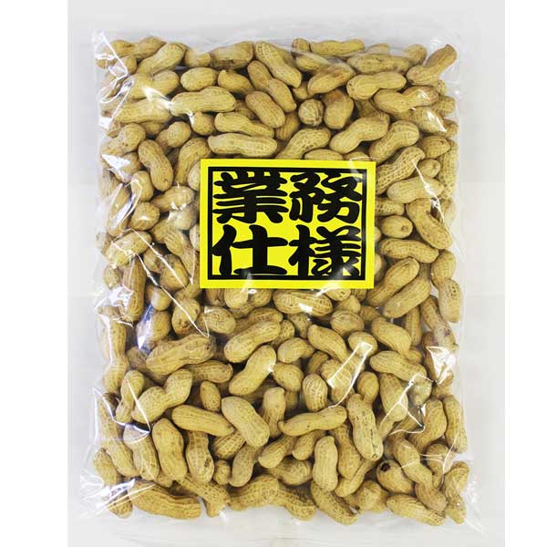 ≪末広フーズ≫お徳用大袋 落花生 360g【ピーナッツ おやつ おつまみ 殻付き落花生 業務用 大容量 お得 大袋】