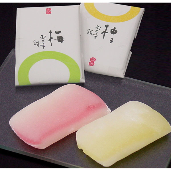 ≪菓匠みのや≫金沢 梅柚子羽二重餅（20個入）