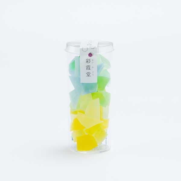 ≪彩霞堂≫食べる宝石 琥珀糖 檸檬【金沢 通販 お取り寄せ  スイーツ かわいい きれい レモンピューレ レモン 干菓子 和菓子 お茶菓子 プチギフト】