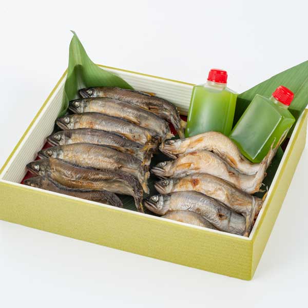 ≪アゼット≫天然鮎踊り塩焼き（小）<br>【冷凍 こだわり ギフト 国産】