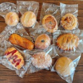 ≪グルテンフリーの米粉パン miron≫有機オートミールと自家製甘糀の米粉パン（乳製品不使用10個セット）【天然酵母 グルテンフリー 8大アレルゲン不使用】