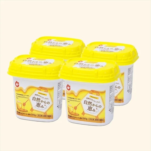 ≪まると牛乳≫まるとはちみつヨーグルトセット「自然からの恵み」【はちみつ 大場養蜂園 無香料 安定剤不使用 となみ 富山 お取寄せ】