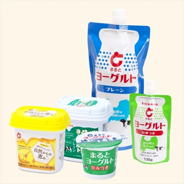 ≪まると牛乳≫まると牛乳ヨーグルトセット【飲むヨーグルト はちみつヨーグルト となみ 富山 お取寄せ】