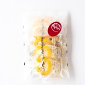 ≪山木食品工業≫天然干し素焼きかきもち 5枚入(個包装)【北陸 石川県 加賀 小松 米菓 寒中 干し自然干し お取り寄せ 国産 もち米 黒豆 昆布】