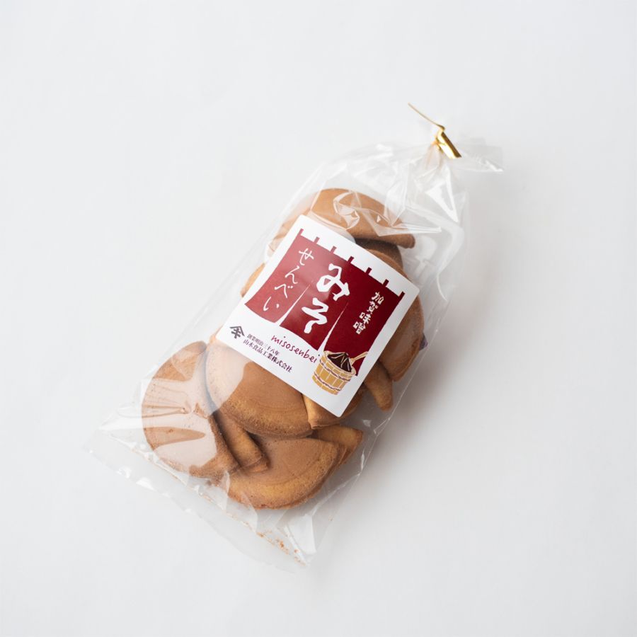 ≪山木食品工業≫加賀味噌せんべい(16枚入)