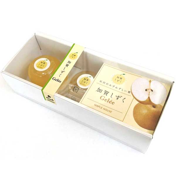 ≪MAPLE HOUSE≫加賀しずくジュレ（3個入）【加賀しずく 金沢スイーツ クリスマス 手土産 ギフト】