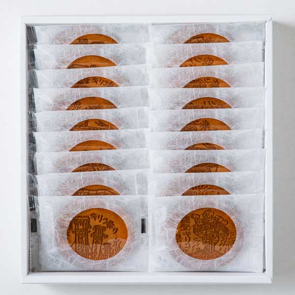 ≪安田屋製菓≫能登キリコ祭りせんべい 18枚入