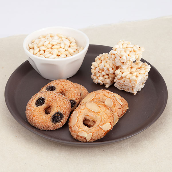 ≪やちぐさ作業所≫金沢の焼菓子・金沢米のポン菓子・おこし詰め合わせセット