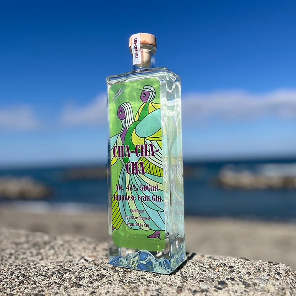 ≪のとジン≫CHA-CHA-CHA 500mlギフトボックス 【送料無料 能登 GIN 国内製造 スピリッツ】