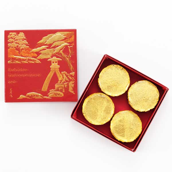 ≪菓匠まつ井≫金箔羊羹（4個入）
