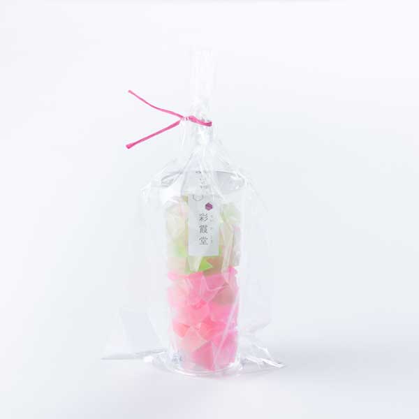 琥珀糖セット 旬味紙ふうせん&琥珀糖 林檎【期間限定 金沢 映えスイーツ 食べる宝石 ギフト お土産 お取り寄せ おしゃれ かわいい キラキラ 彩霞堂 菓匠高木屋】