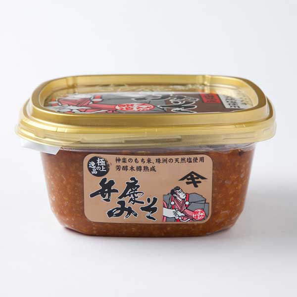 ≪山木食品工業≫極上弁慶みそ(芳醇木樽熟成) パック 500g 【加賀味噌 石川県神楽もち米 小松 珠洲天然塩 みそ汁 味噌汁 調味料】