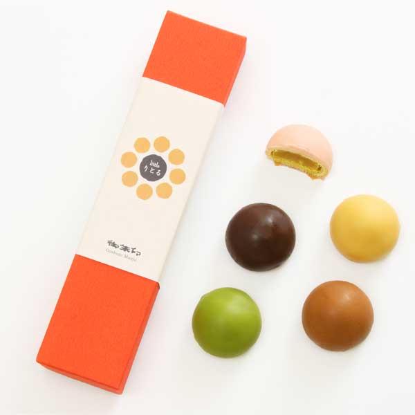 ≪加賀菓子処 御朱印≫littleりとる 小さなちょこれーと饅頭5種(ちょこ・いちご・きなこ・きゃらめる・抹茶)【石川県 加賀 銘菓 チョコレート 伝統和菓子 黄身餡 和洋折衷 お菓子 手土産 お取り寄せ スイーツ お中元 お歳暮 ギフト】