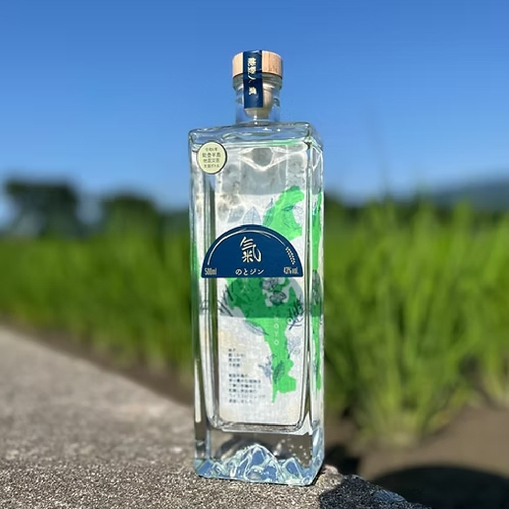 ≪のとジン≫のとジン氣 500mlギフトボックス【送料無料 国内製造 能登 JIN ライススピリッツ】
