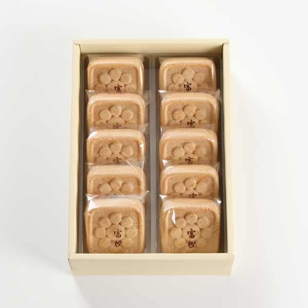 ≪加賀菓子処 御朱印≫富樫最中10個入り