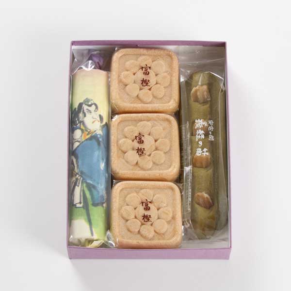 ≪加賀菓子処 御朱印≫安宅の関 詰合せセット（富樫最中・弁慶羊羹・義経の笛）【和菓子 小松市 石川県 勧進帳 小松のお土産 お取り寄せ 通販】