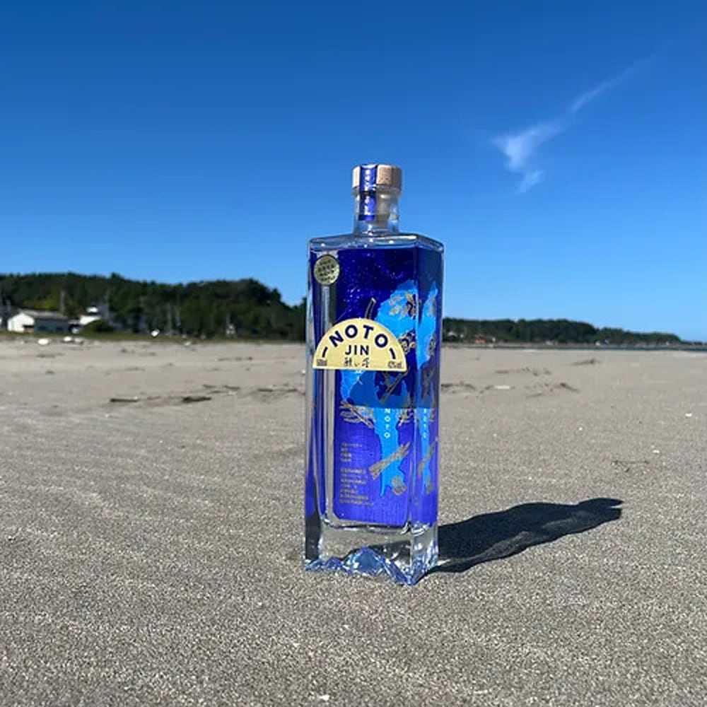≪のとジン≫のとジン 願い星 ハーフサイズ 250ml 【送料無料 能登半島 珠洲よりお届け GIN ライススピリッツ】