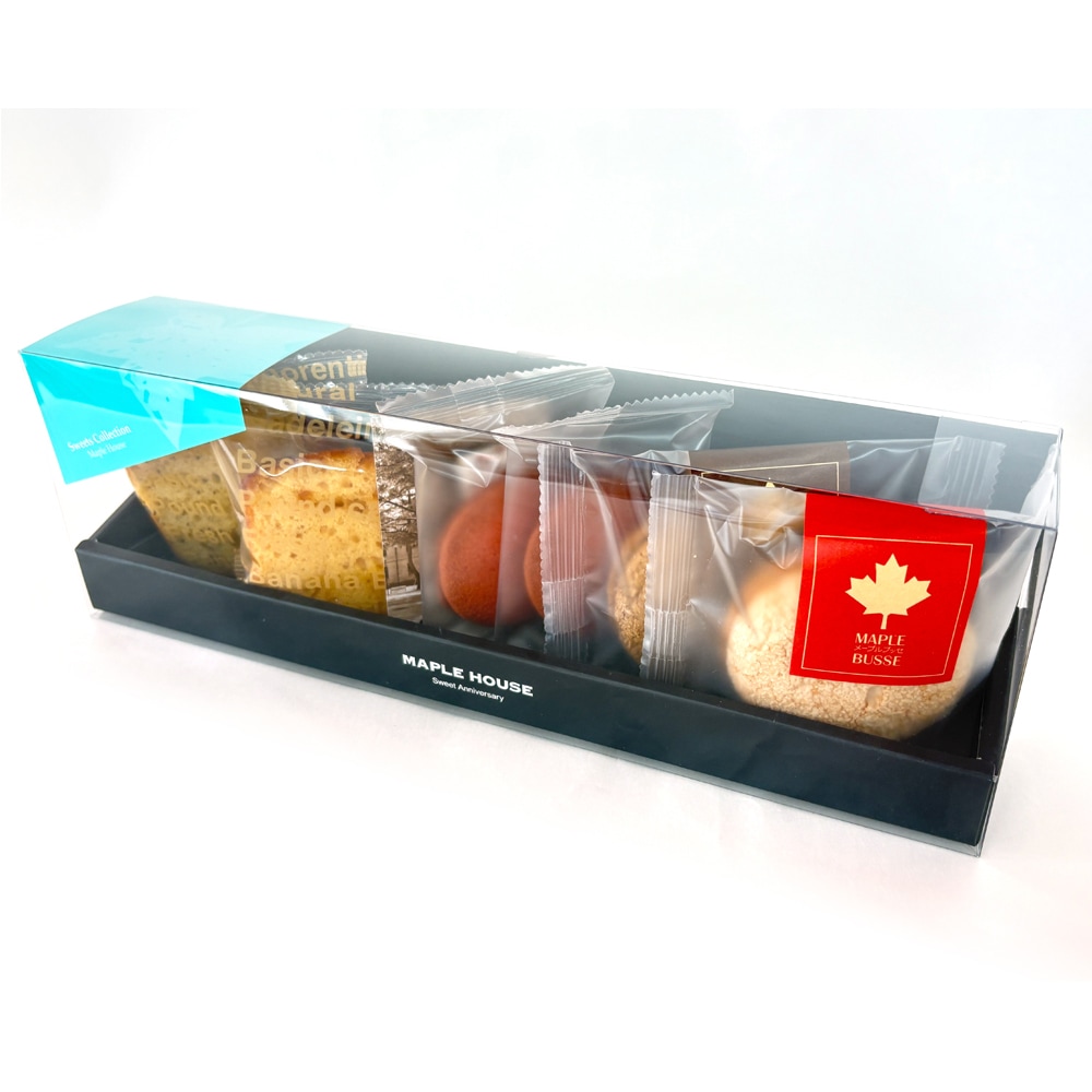 ≪MAPLE HOUSE≫クリアBOX 焼き菓子(6個入り)