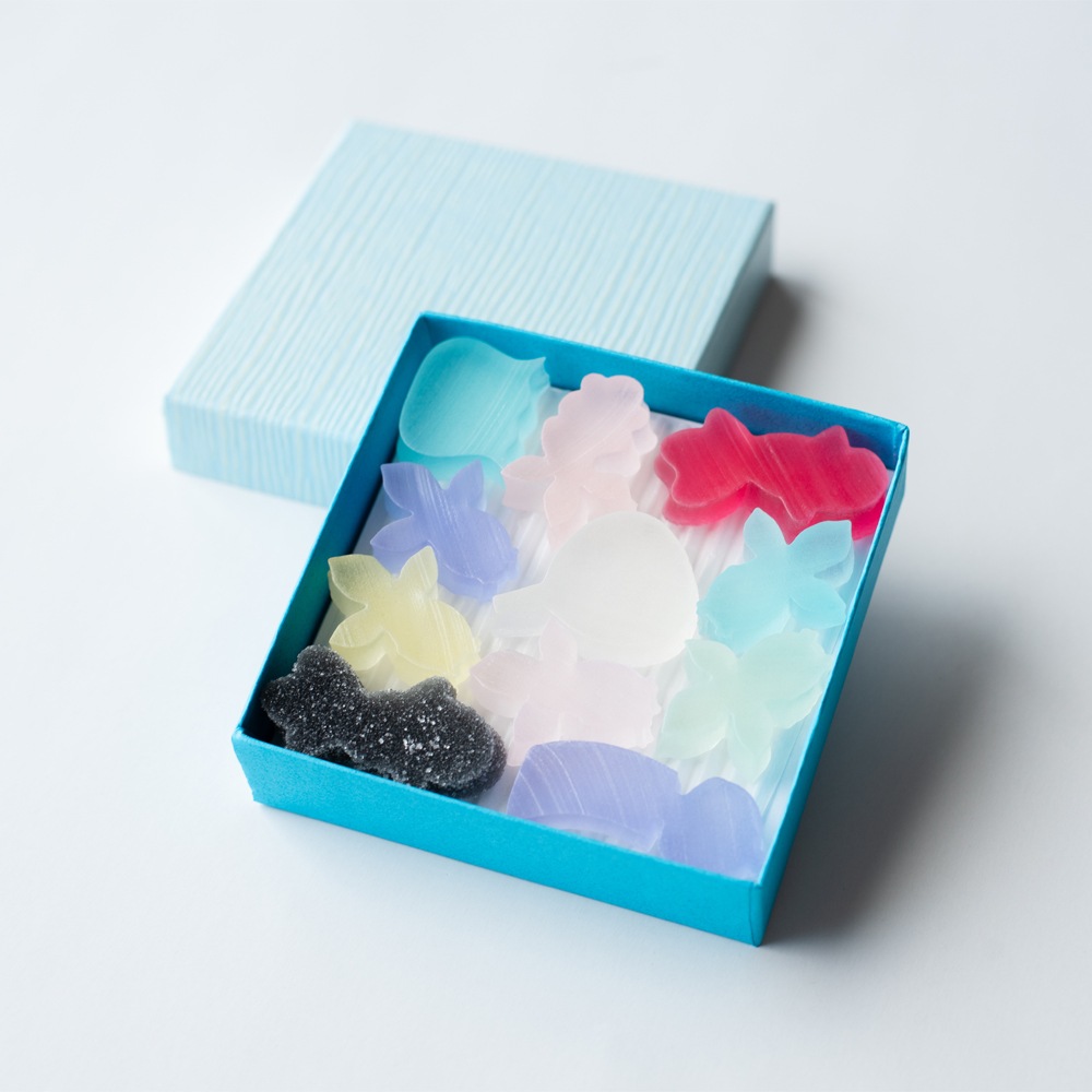 ≪石川屋本舗≫琥珀糖 月替りかいちん (今月は金魚）【金沢 通販 人気 美味しい 可愛い 有名 おすすめ】