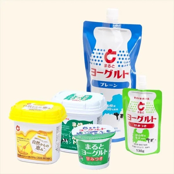 ≪まると牛乳≫まると牛乳ヨーグルトセット【飲むヨーグルト はちみつヨーグルト となみ 富山 お取寄せ】