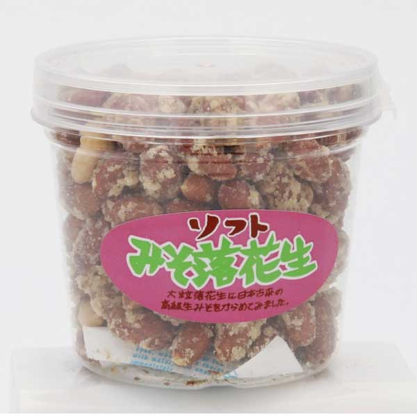 ≪末広フーズ≫カップみそ落花生140ｇ
