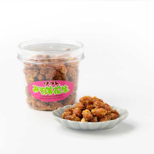 ≪末広フーズ≫カップみそ落花生140ｇ