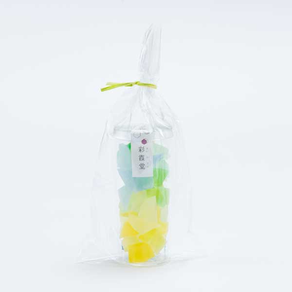琥珀糖セット 琥珀糖 檸檬＆紙ふうせん 【金沢 映えスイーツ 食べる宝石 ギフト お土産 お取り寄せ おしゃれ かわいい キラキラ オンライン 彩霞堂 菓匠高木屋】