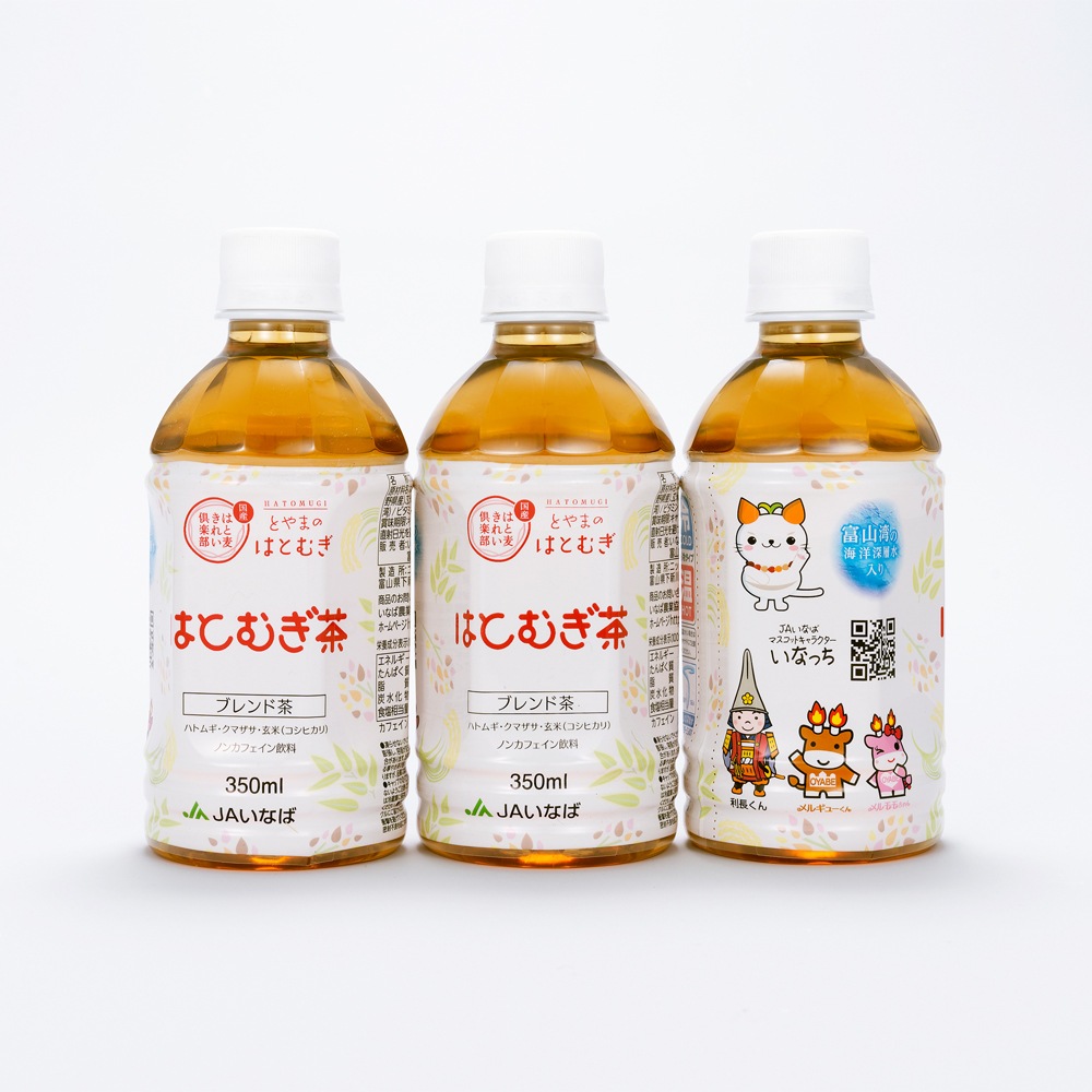 ≪JAいなば≫富山はとむぎ茶ペットボトル茶 350ml 24本入／産地直送