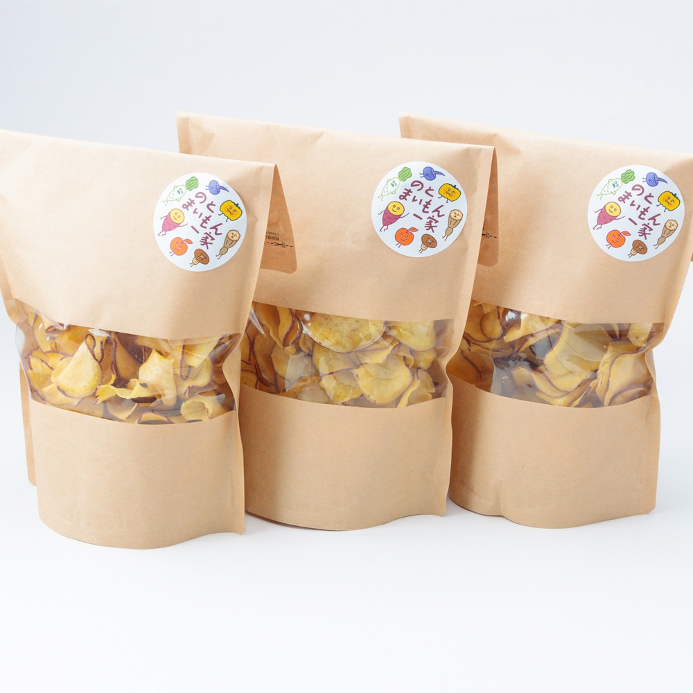 ≪いい道の駅 のと千里浜≫紅はるかチップス[得用150g×3袋]【おいもチップス 能登 お取り寄せ 能登塩 こめ油】