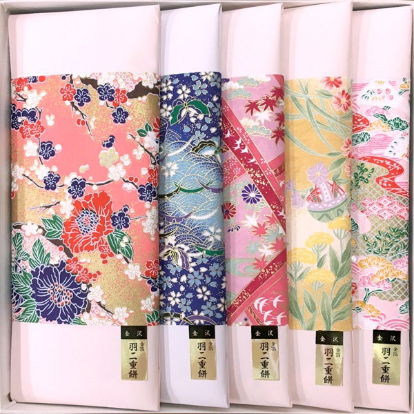 ≪菓匠みのや≫金沢 金箔羽二重餅・友禅（5個入×5）