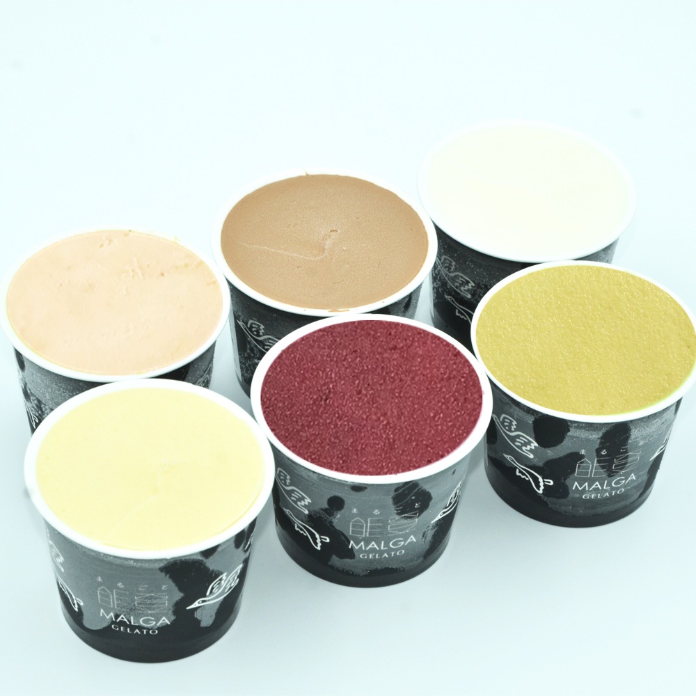 ≪いい道の駅 のと千里浜≫「マルガージェラート」カップジェラート6cpセット【ジェラート 限定フレーバー  能登 お取り寄せ 】