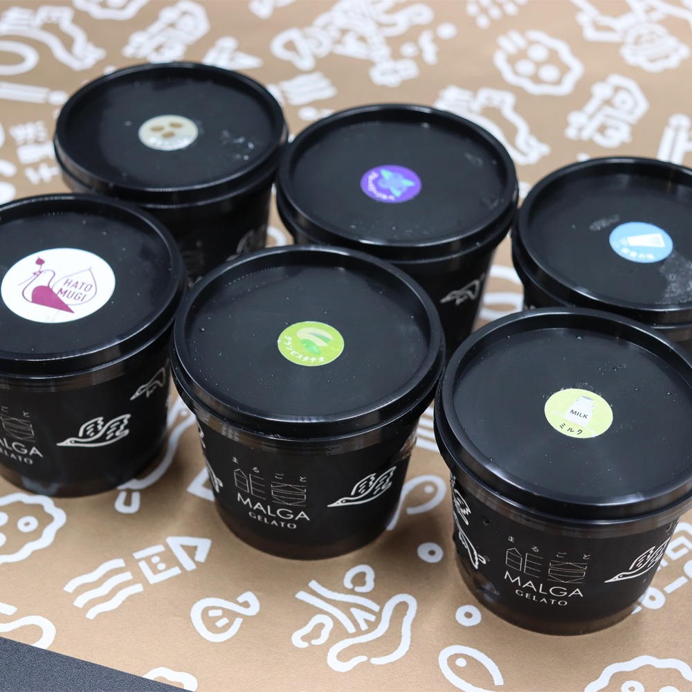 ≪いい道の駅 のと千里浜≫「マルガージェラート」カップジェラート6cpセット【ジェラート 限定フレーバー  能登 お取り寄せ 】