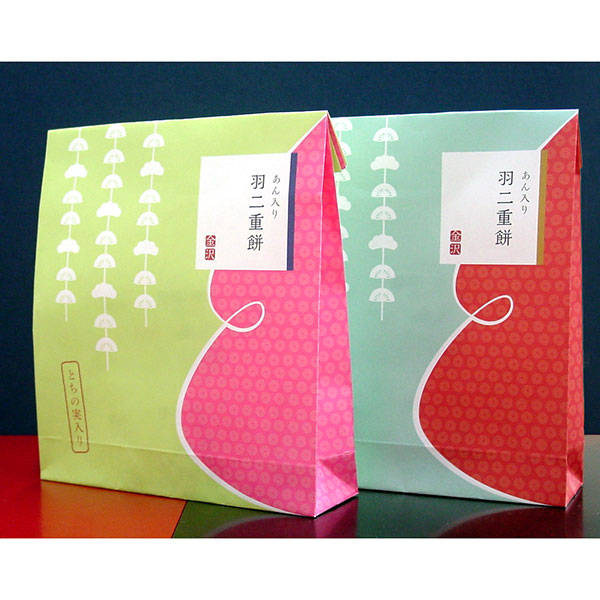 ≪菓匠みのや≫金沢 あん入り羽二重餅(とちの実入り)(5個入)