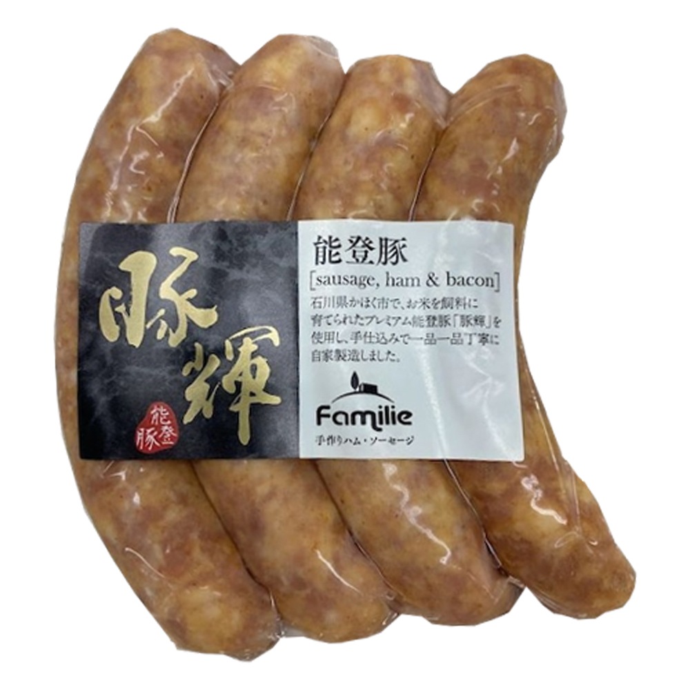 ≪いい道の駅 のと千里浜≫いい道の駅 能登豚ソーセージ「豚輝」 3種セット【能登豚 ソーセージ  能登 お取り寄せ】