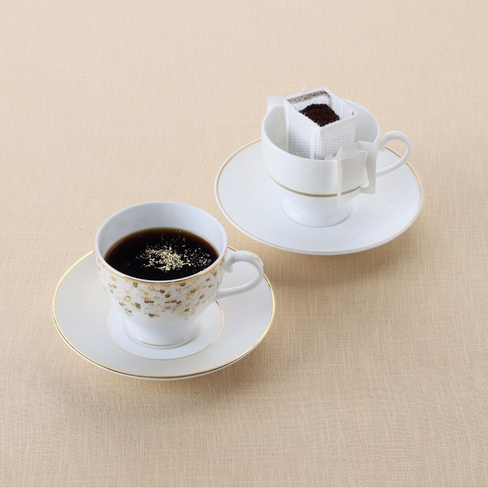 ≪ダートコーヒー≫金箔入りドリップコーヒー金澤美人珈琲 華 2杯入り(金箔付き)
