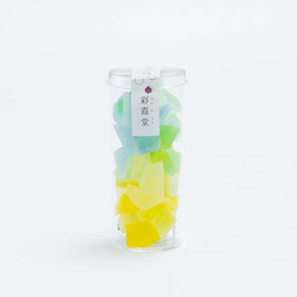 琥珀糖セット 涼味と檸檬 金沢の和菓子 (菓匠高木屋 紙ふうせん 涼味 ＆ 彩霞堂 琥珀糖 檸檬）