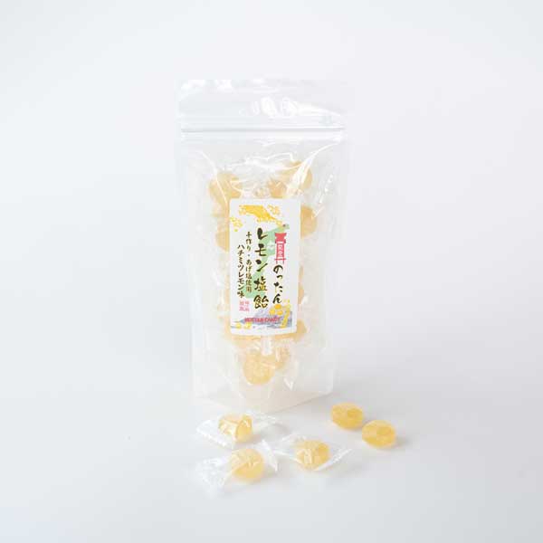 【能登半島地震で被災・復興応援】≪能登揚げ浜マルサカ≫能登の塩 レモン塩飴