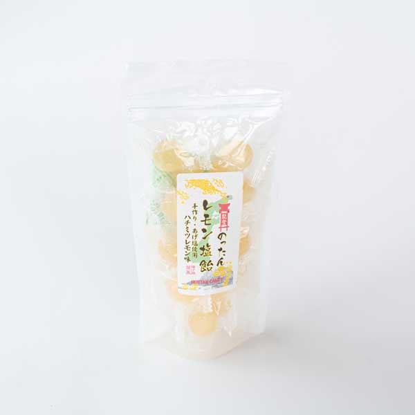 【能登半島地震で被災・復興応援】≪能登揚げ浜マルサカ≫能登の塩 レモン塩飴