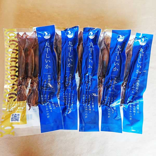 ≪西海水産≫能登 もみいか（丸干しいか）120g×5セット