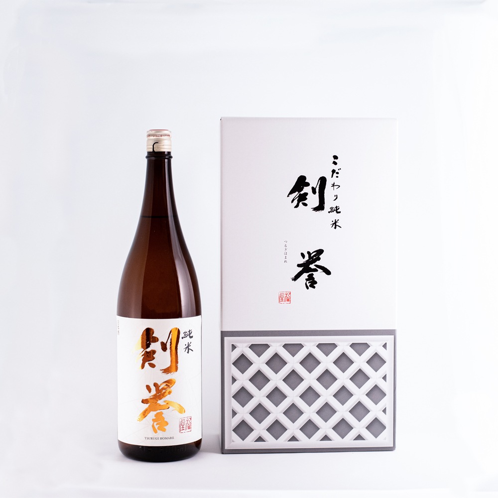 ≪JA富山市≫純米剣誉1.8 ２本入り<br>【米どころ 富山市 太田区産 五百万石 越中五箇山 寒仕込み 通販 お取り寄せ】