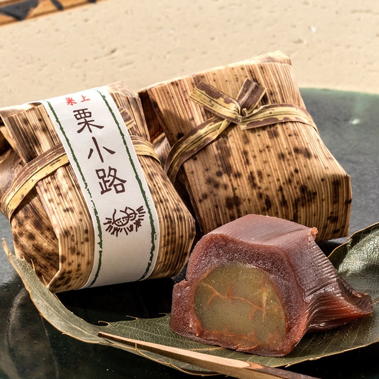 ≪菓子工房 日本堂≫皇室献上銘菓 栗小路 6個入【羊羹 金沢銘菓 金沢土産 国産栗 和菓子 無添加】