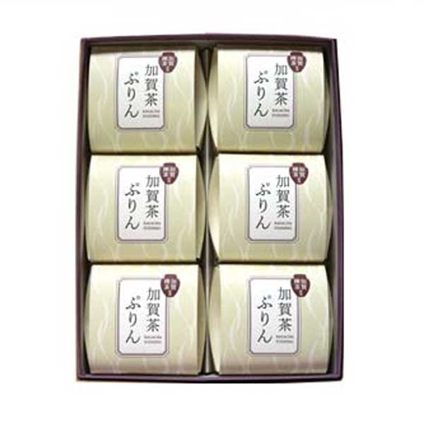 ≪雅風堂≫加賀茶プリン 6個入